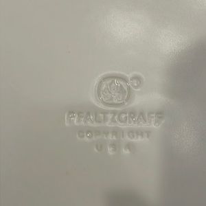 Pfaltzgraff snowflake pattern oval serving dish